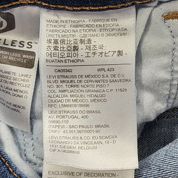 Levi's Jeans Womens 22W Blue Classic Bootcut Stretch Denim Boho Western Casual - Picture 7 of 15